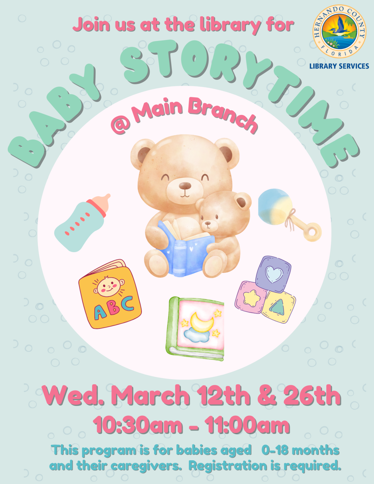 Baby Story Time Main March 2025