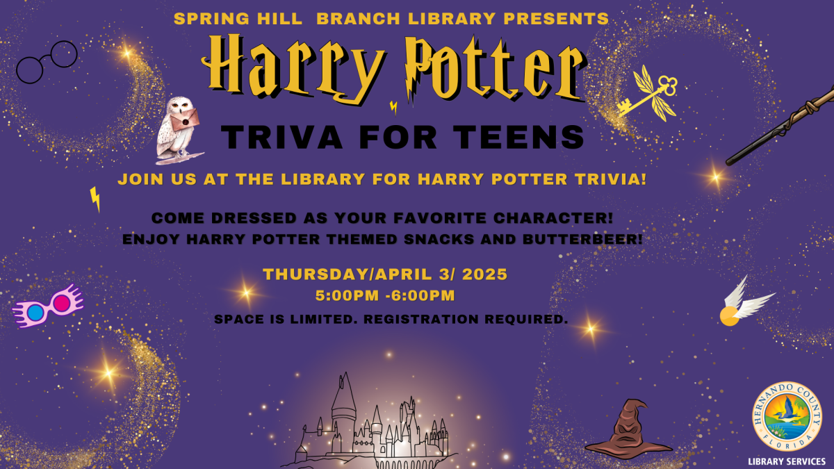 Harry Potter Trivia Night for Teens @ Spring Hill Branch Library 