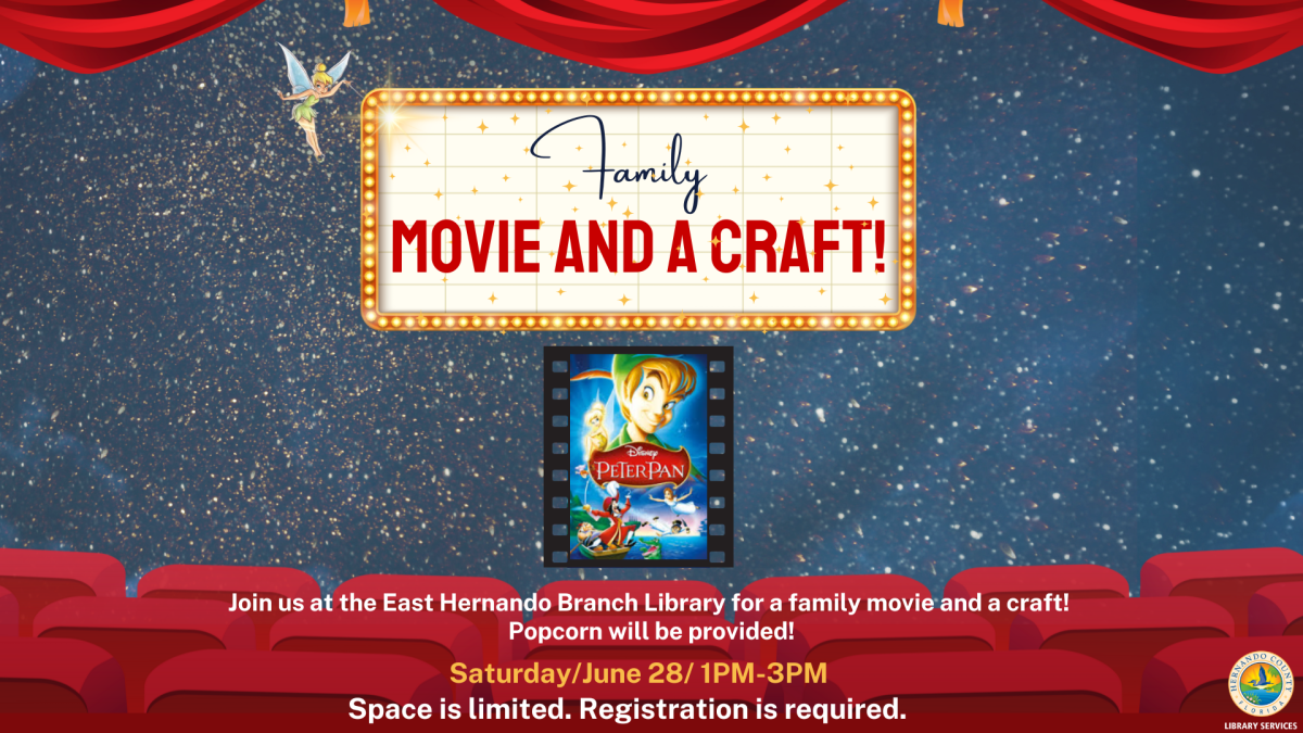 Family Movie and a Craft @ East Hernando Branch 