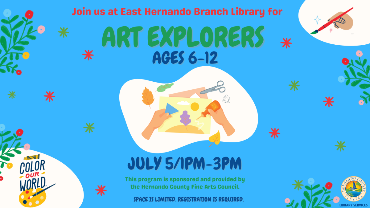 Art Explorers @ East Hernando Branch Library 