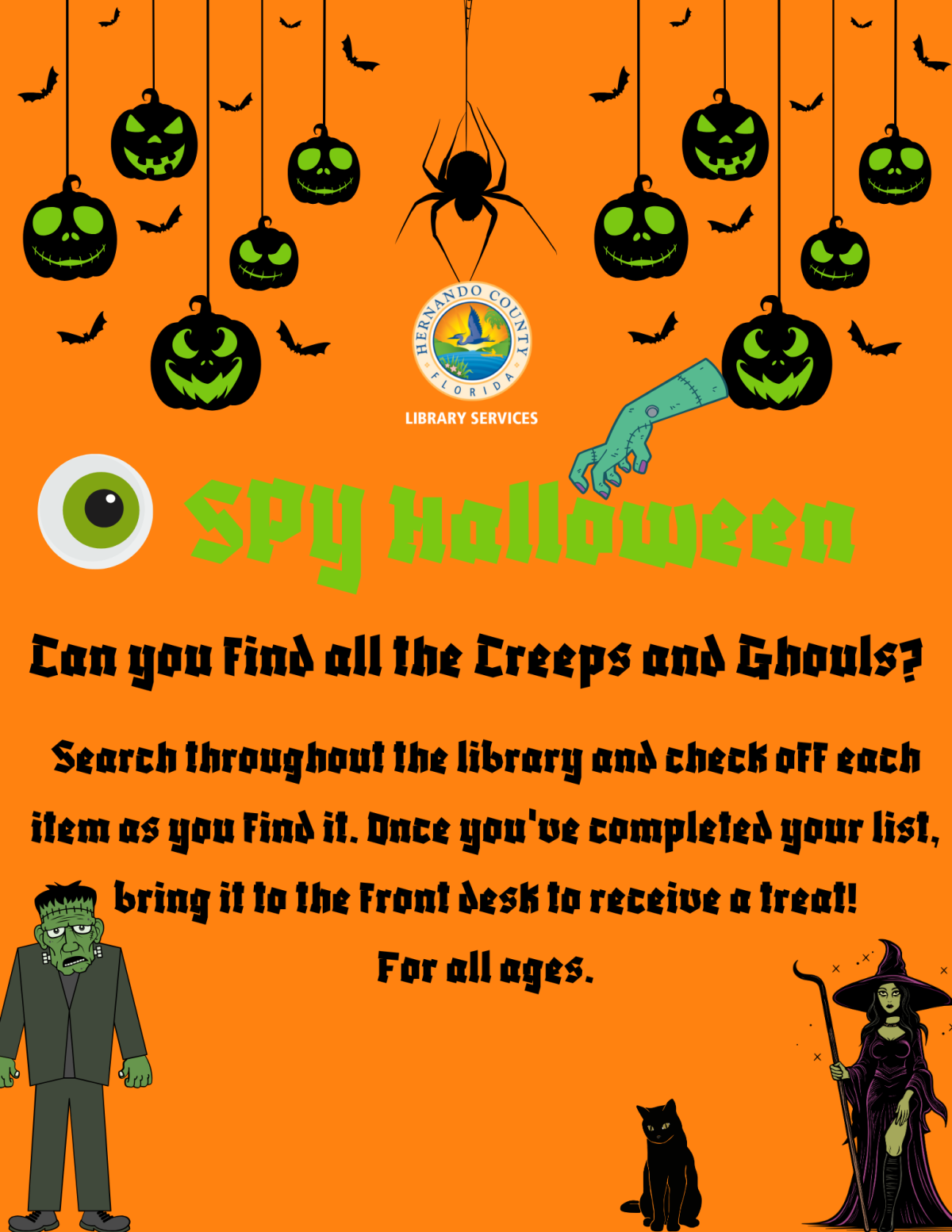 Eye Spy Halloween @ Spring Hill Branch