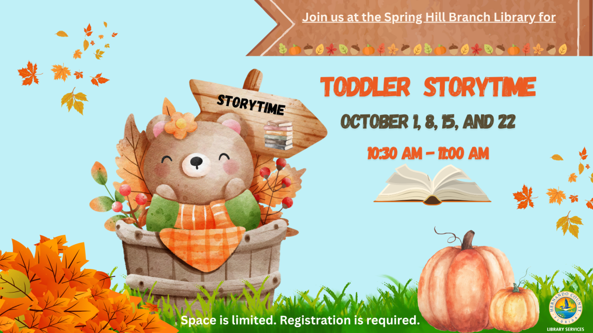Toddler Storytime @ Spring Hill Branch 