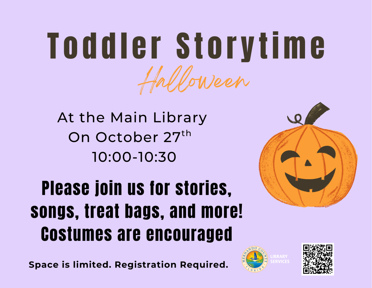 Toddler Halloween Storytime @ Main Library