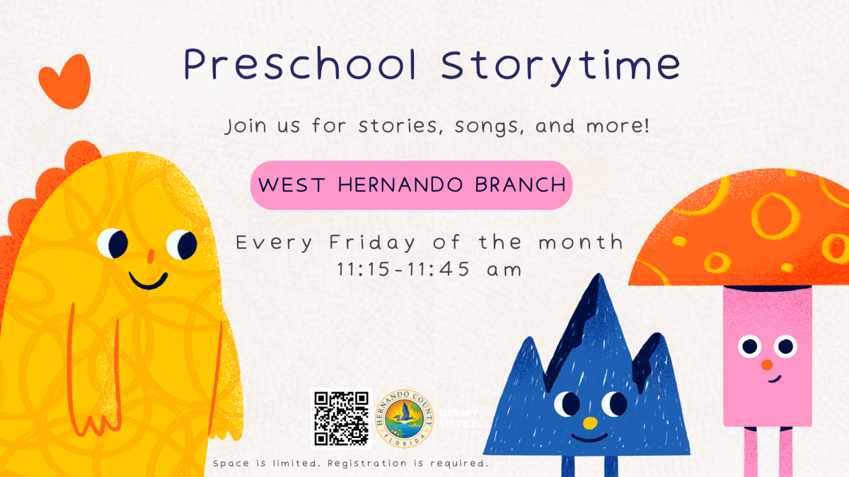 Preschool Storytime @ West Hernando Branch