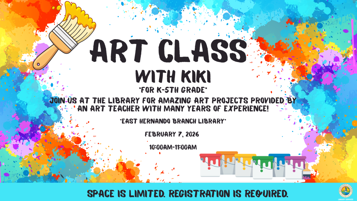 Art Class with Kiki @ East Hernando Branch 