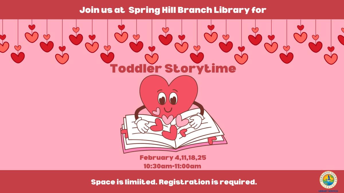 Toddler Storytime @ Spring Hill Branch Library 