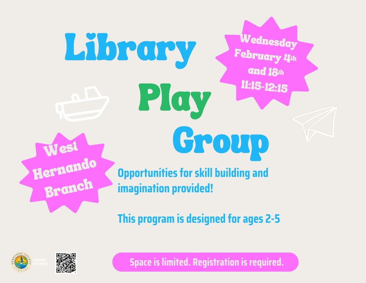 Library Play Group @ West Hernando Branch