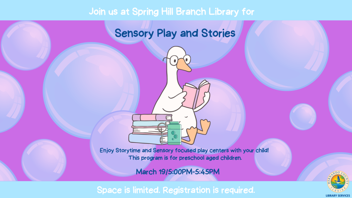 Sensory Play and Stories @ Spring Hill Branch 